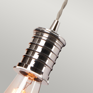 Douille 1 Light Wandleuchte - Poliertes Nickel Elstead small 2