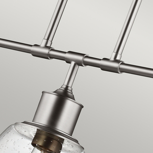 Hobson 3 Light Island Chandelier Satin Nickel Elstead small 2