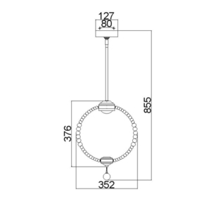 Oberlin Kleine LED Pendelleuchte Elstead small 2