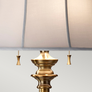Stateroom 2-Licht-Stehlampe - Bali Messing Elstead small 4
