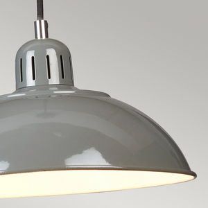 Franklin 1-Licht-Anhänger - Grau Elstead small 3