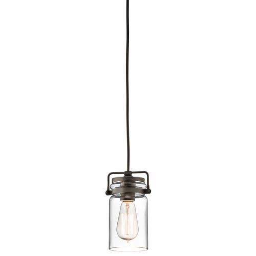 Prüfen Brinley 1 Licht Mini Pendelleuchte - Olde Bronze Elstead