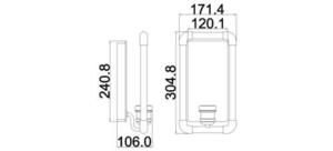 Imahn 1 Licht Wandleuchte Elstead small 5