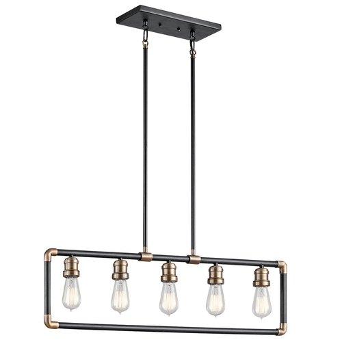 Prüfen Imahn 5 Light Linear Kronleuchter Elstead