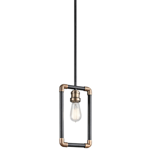 Imahn 1 Light Mini Pendelleuchte Elstead. small 0