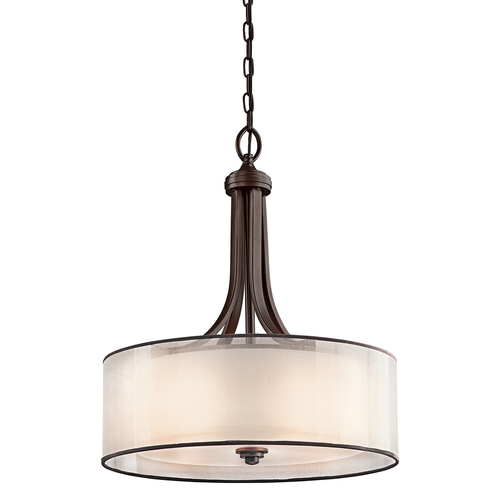 Prüfen Lacey 4 Light Pendelleuchte - Mission Bronze Elstead.