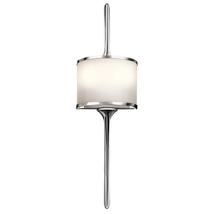 Mona 2 Light Wandleuchte - Poliertes Chrom Elstead small 0