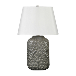 Muse 1 Light Tischlampe - Grau Elstead small 0