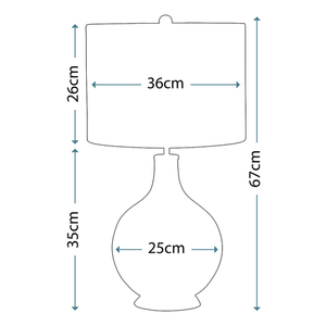 Orb 1 Light Tischlampe - Klares Elstead small 2
