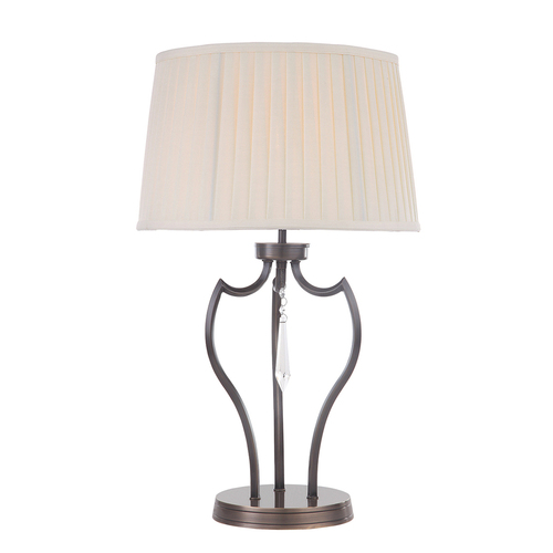 Prüfen Pimlico 1 Light Tischlampe - Dark Bronze Elstead