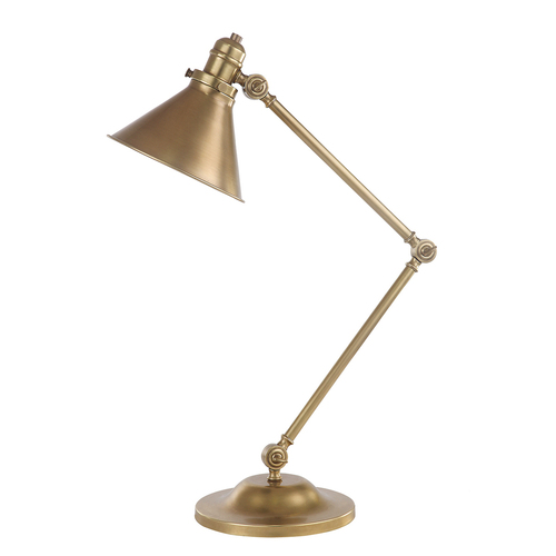 Prüfen Provence 1 Light Tischlampe - Altmessing Elstead