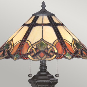 Cambridge 2-flammige Tischlampe Elstead small 1