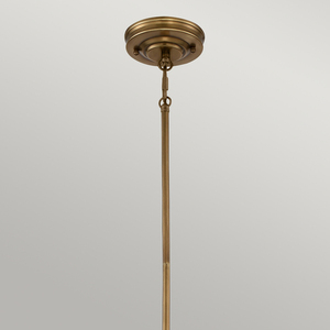 Emery 1 Licht Mini Pendelleuchte - Faded Brass Elstead small 4