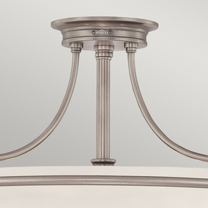Griffin 4 Light Semi-Flush Light - Antik Nickel Elstead small 1