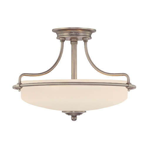 Prüfen Griffin 3 Light Semi-Flush Light - Poliertes Chrom Elstead