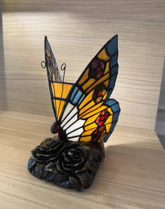 Tiffany Tierlampen Schmetterling Tiffany Lampe Elstead small 6
