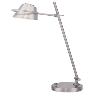 Spencer LED-Tischlampe aus gebürstetem Nickel Elstead small 2