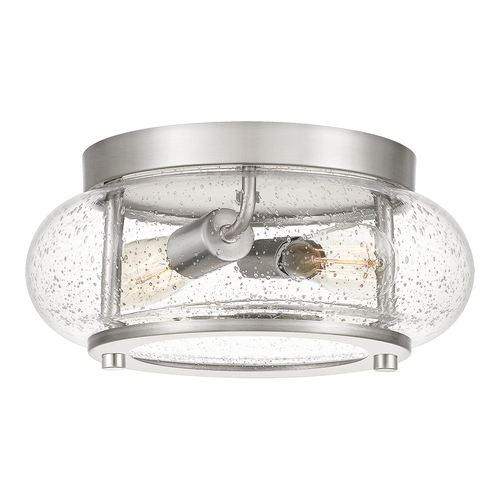 Prüfen Plafond Trilogie 2 - gebürstetes Nickel Elstead
