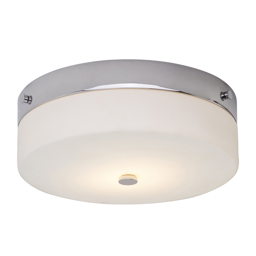 Prüfen Tamar 1 Light Large Flush Light - Poliertes Chrom Elstead