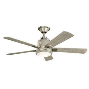 Colerne Ventilator Nickel gebürstet, LED IP20, Heimventilator 132cm small 0