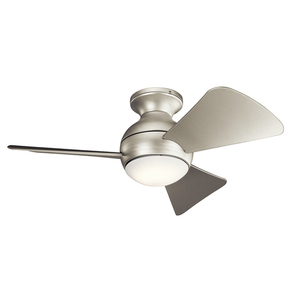 Sola Ventilator Kronleuchter Nickel gebürstet, IP23 3000K LED 86cm 0 Sola Ventilator Kronleuchter Nickel gebürstet, IP23 3000K LED 86cm small 0