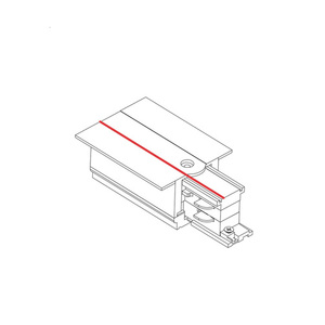 Zubehör für Stromschienen CTLS REC POWER END CAP RIGHT BL (PER) 8690 Nowodvorski small 1