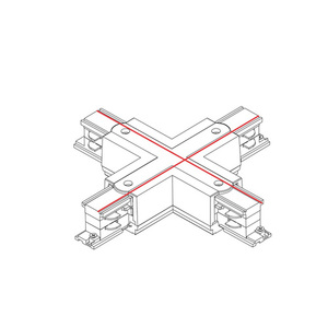 X-Kreuzverbinder Nowodvorski CTLS POWER X CONNECTOR weiß 8701 small 1