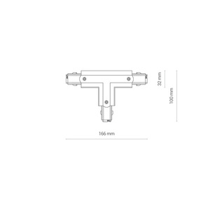 Zubehör für Stromschienen CTLS POWER T CONNECTOR RIGHT2 T-R2 8704 Nowodvorski small 3