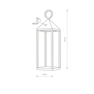 PICNIC LED kabellose Gartenlaterne 8177 Nowodvorski small 3