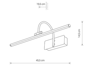 Die GIOTTO LED S 8168 Nowodvorski Bilderleuchte small 4