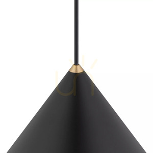 Nowodvorski ZENITH L 8005 Pendelleuchte, schwarz mit Messing, 50 cm small 4
