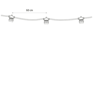 Gartenlampe FESTOON LIGHTS 9m 7872 Nowodvorski small 2