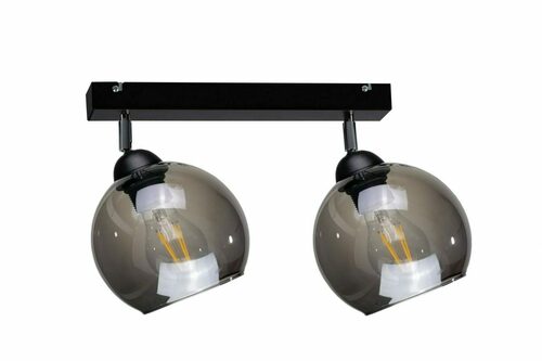 Prüfen Deckenstrahler 2×E27 Keter Lighting Yuno Schwarz