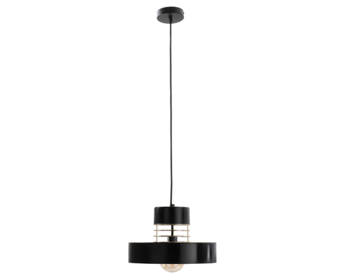 Prüfen Keter Lighting Bossi 866 Pendelleuchte schwarz-gold E27