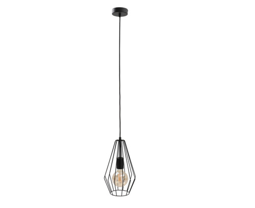 Prüfen Draht-Pendelleuchte LEX BLACK 1xE27 schwarz Keter Lighting