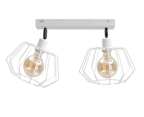 Prüfen Deckenstrahler 2xE27 LUNA WHITE 768 Keter Lighting