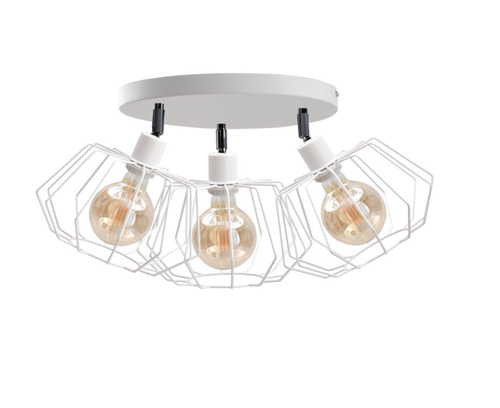 Prüfen Keter Lighting Luna Deckenstrahler weiß 3 × E27 60 W 487