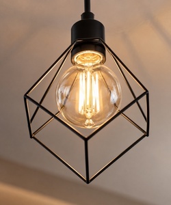 Pendelleuchte Keter Lighting RUBEN WOOD 609, 5xE27, schwarz mit Holzdetail small 1
