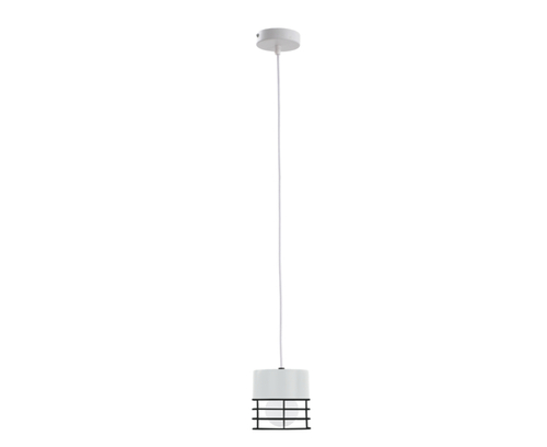 Prüfen Pendelleuchte Keter Lighting OHIO 785, Weiß/Schwarz, 1×E27