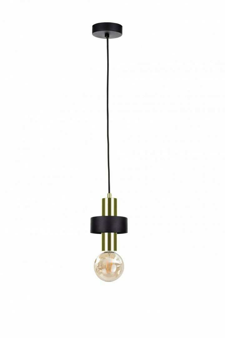 Lampa suspendata 1xE27 UNICA BLACK / GOLD