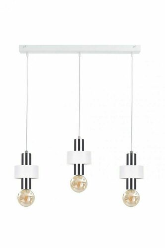Prüfen Pendelleuchte Keter Lighting UNICA 997 weiß-silber 3×E27