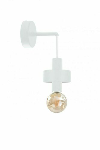 Prüfen Wandleuchte Keter Lighting UNICA WHITE 1xE27 Metall weiß, 30 cm