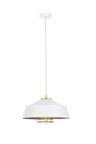 Prüfen Keter Lighting ELECTRA 176 Pendelleuchte, Weiß-Gold, 1×E27, 34 cm