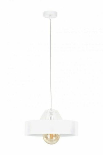 Prüfen Pendelleuchte Keter Lighting BOSSI WOOD WHITE 887, weiß, 30 cm, E27