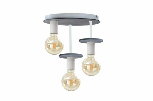 Prüfen Deckenleuchte 3xE27 SATURN GREY 272 Keter Lighting weiß/grau