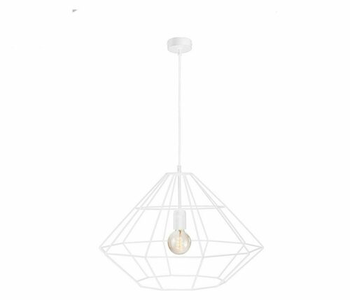 Prüfen Pendelleuchte Keter Lighting KIRA WHITE 188, weiß, 1×E27, 55 cm