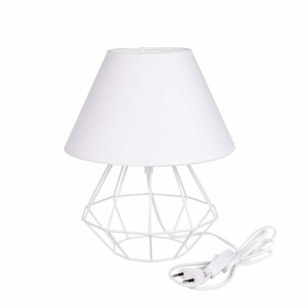 Bedside lamp 1xE27 PATI WHITE / WHITE II