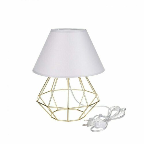 Prüfen Nachttischlampe 1xE27 PATI GOLD / GRAU II