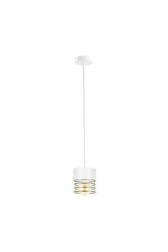 Prüfen Pendelleuchte Keter Lighting Royal 1133 weiß-gold 1×E27 12 cm