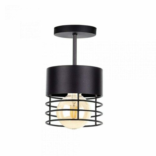 Prüfen Deckenleuchte Keter Lighting ELLE schwarz 1xE27 Metall 12 cm